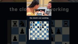 Two Grandmasters Forget to Turn on Chess Clock