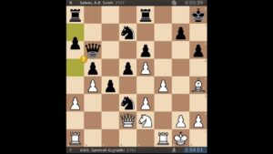 Vidit gujrathi beats salem on time,Rapid speed chess 2022#shorts #chess #chessdotcom #viditgujrathi