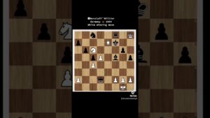 White amazing move ⚪️Germany 1934 نقلة الفوز للابيض. #شطرنج #chess #شطرنج #pubg #العاب #chessplayer