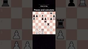 Win a piece for white #chess #shorts #chesspuzzle