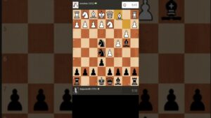 Winning in 9 moves with the Mexican Defense. Chess #shorts