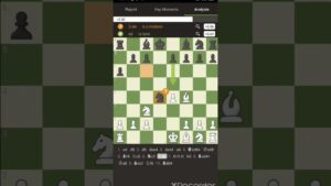 10 moves checkmate 😎 #chess