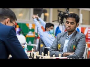 Arjun defeated his opponent because of a blunder | Chess Olympiad 2022