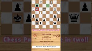 Black Knight could not escape! battle chess game of kings
