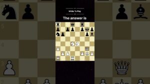 Can you win a piece for white? #chess #shorts #chesspuzzle