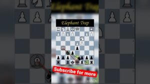 Éléphant trap #chess #chesslover #elephant #trap