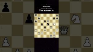 Find the move that wins a piece #chess #chesspuzzle #shorts