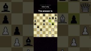 Find the tactic for white #chess #chesspuzzle #shorts