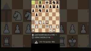 First miniature against the Sicilian Godiva #chess