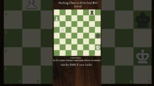 Hacking Chess in 60 (or less) #44 – Rook vs Connected Passed Pawns #shorts #chess #hacks #trending