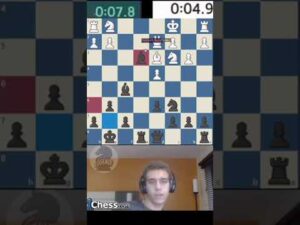 Heavily instructive but 10 second chess #chess #shorts