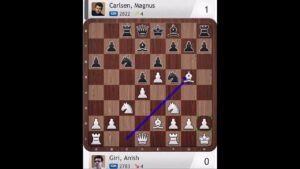 Magnus carlsen beats Anish giri,FTX Crypto cup #shorts #chess #fide #chess24 #chessdotcom #lichess