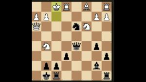 Queen is under attack. Do you retreat or FIGHT! #chess #shorts