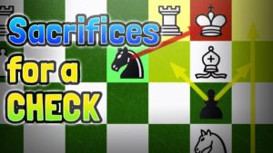 Sacrifices for a check | Chess Shorts #chess #shorts