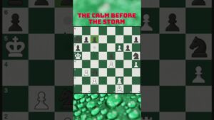 The Calm Before the Storm #shorts #chess