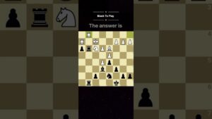 Win a piece for Black #chess #shorts #chesspuzzle