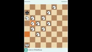 king Black VS 11 knights Whites win #chess #chess #chess #chess #chess #chess @GothamChess#shorts#