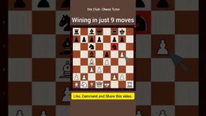 Giuoco Piano-fishing pole trap for beginner to win fast | chess tutor #shorts