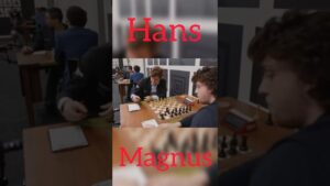 Hans Niemann vs Magnus Carlsen  #Chess Cheating Drama #shorts