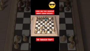 Lwan tidak sadar dirinya terjebak | The Tarrasch trap  #chess #caturindonesia #jebakancatur