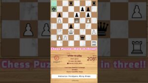 Queen to 5+ and check! improve chess