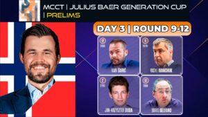 ROUND 9-12 | Magnus Carlsen Chess Games | MCCT Julius Baer Generation Cup | 20/09/22