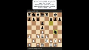 Shorts de ajedrez Loek van Wely vs Peter Acs #chess #shorts #chessshorts