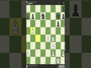 WHAT A WAY TO END A CHESS GAME #shorts