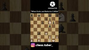 “When Forks and Batteries Collide” | Chess.com | CHESS tuber |  #shorts