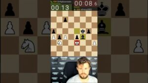 Alireza Checkmates Magnus under Time pressure #chess #shorts #magnus #alireza