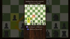 Hacking Chess in 60 (or less) #65 – Space Is Overrated #shorts #chess #hacks #trending #viral #win