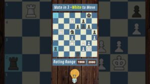 Mate in 3 moves | Chess Puzzles | #shorts