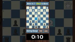 Mate in 3 moves | Chess Puzzles | #shorts