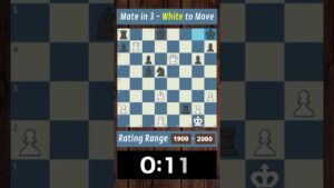 Mate in 3 moves | Chess Puzzles | #shorts