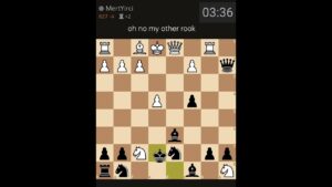 Oh no my rooks😂 chess