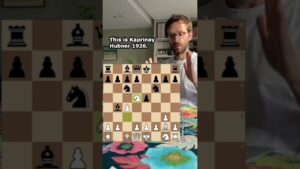 Winning double attack in the English opening #chess #pawnbreak.com