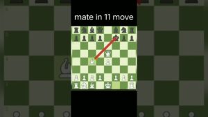 mate in 11 move // chess game tricks // #chess #checkmate #youtub #shorts