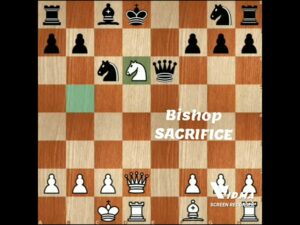 Chess #shorts Scotch Game | Queen Sacrifice | chess tricks and traps