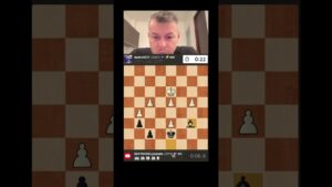 Bullet chess, time handicap against 2344 rated player.