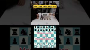 Magnus Carlsen v/s Manager Agdestein 🤯 God Level Speed Chess #chess #shorts