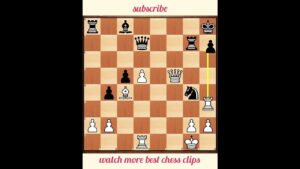 🎯: Rook sac.Queen checkmate.Very simple chess clips for all chess players.Learn chess.