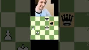 Royal Fork in chess | Queen Sacrifice. #chess #chessmemes