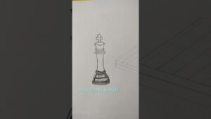 Still Life Pencil Drawing- Chess the King and Queen #stilllifedrawing #pencildrawing #chess #shorts