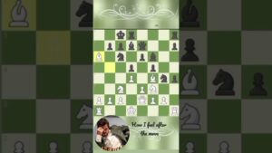 HOW i feel after the Move (bishop Sacrifice) #chess #chessmate #chesstactics #bishop
