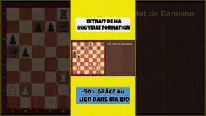 L’UN DES MATS LES PLUS CLASSIQUES ! #tiktokvideo #tiktokviral #chessgame #tiktok #chess #shorts