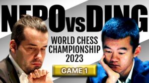 ついに開幕！世界王者はどちらの手に？！| Nepomniachtchi – Ding Liren World Chess Championship 2023 | Game1日本語解説