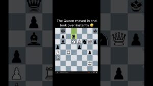 The Queen Took Over Instantly 😳 #chess #shorts