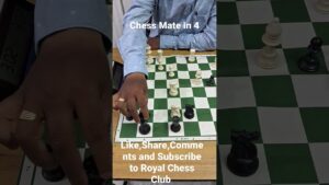 Chess Mate in 4 Moves @royalchessclub4298 #shortvideo #chess #chesspuzzle #chesscheckmate chessfan