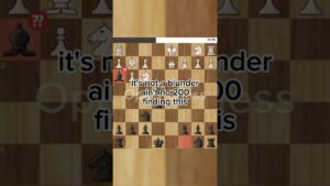 INCREDIBLE Chess Game and bishop sacrifice by a 200 #chess
