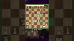 My Honest Reaction To Brilliant Move #chess #magnuscarlsen